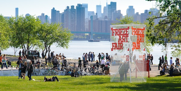 Frieze New York,2013 Photo via Frieze Art Fair