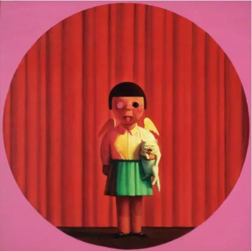 刘野，《喵呜》，布面油画，160×160cm，1999。图片：松美术馆