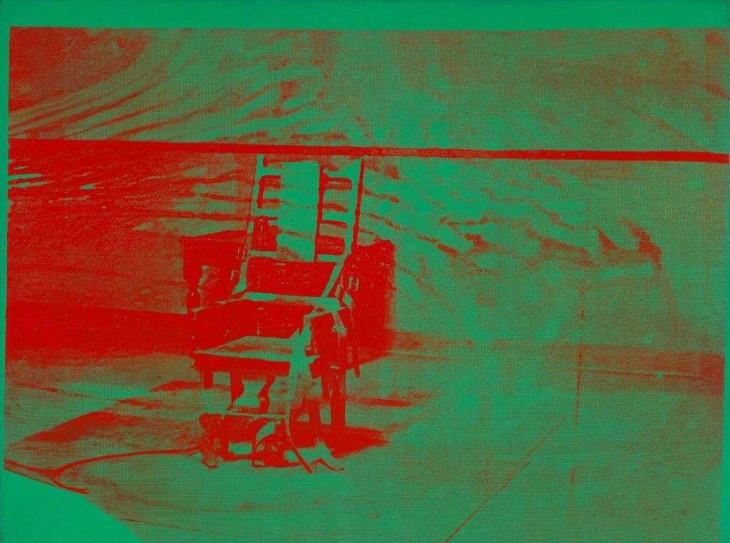 安迪·沃霍尔，《大死刑电椅》（Big Electric Chair），1967-1968。图片：© The Andy Warhol Foundation for the Visual Arts, Inc. / Artists Rights Society (ARS), New York
