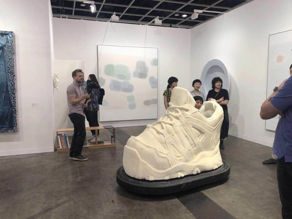 马凌画廊在2019巴塞尔艺术展香港展会上的展位