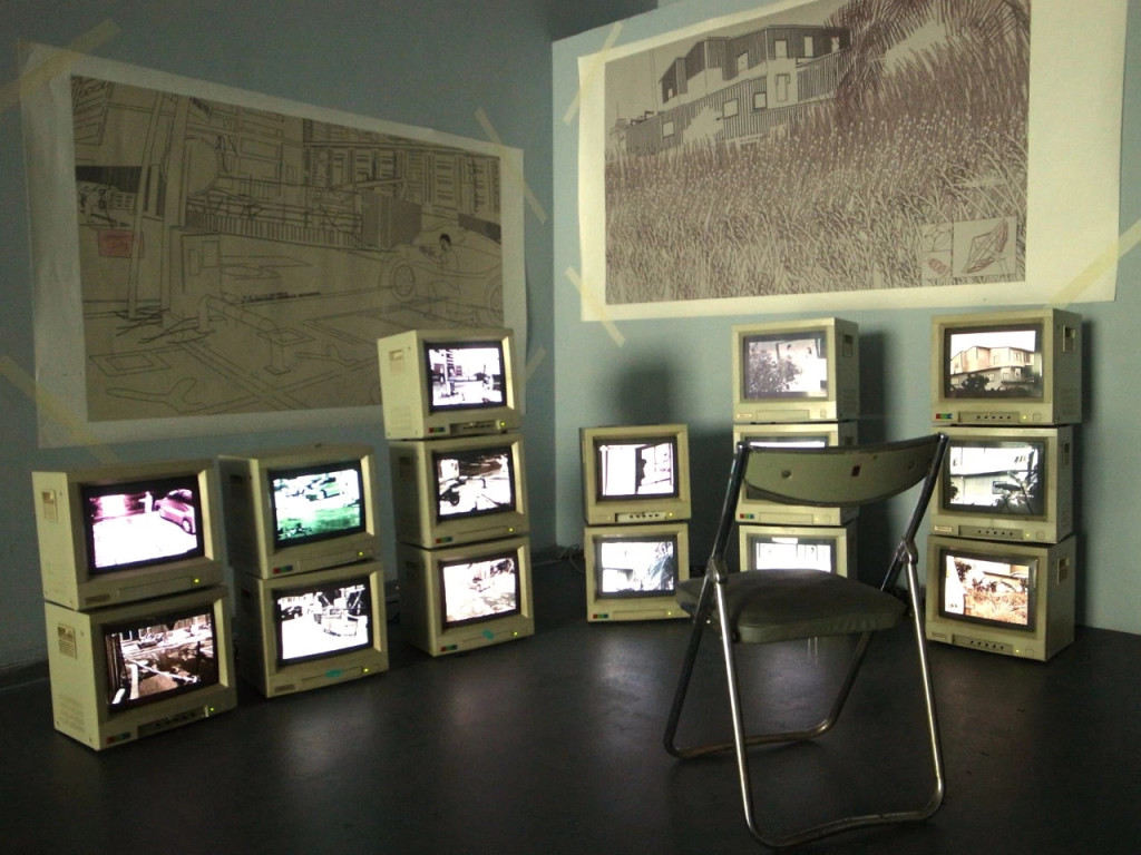 许哲瑜，《常日小短剧》，2011年，录像装置，影像循环。图片由艺术家提供